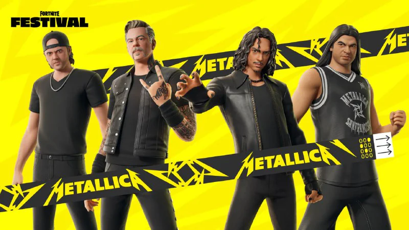 کنسرت فورتنایت این دفعه با Metallica